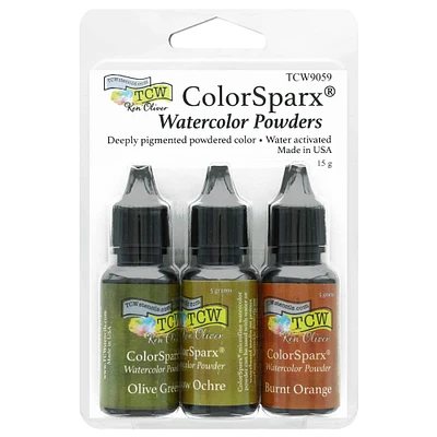 The Crafter's Workshop ColorSparx® Grassland Watercolor Powder Set
