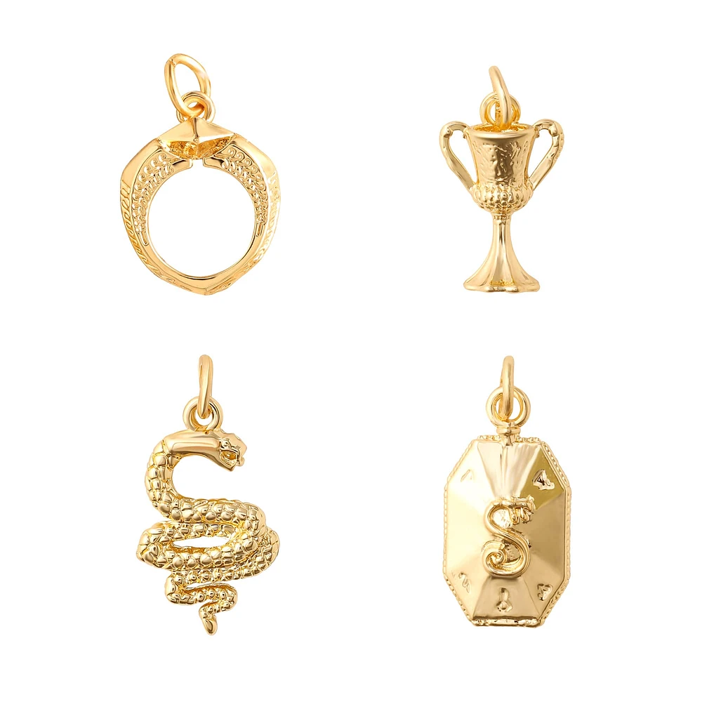 Harry Potter Gold Horcrux Charm Set