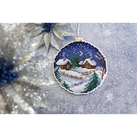 MP Studia Winter Landscape Plastic Canvas Counted Cross Stitch Kit