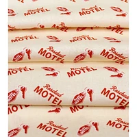 Schitt's Creek Café Motel & Keys Precut Cotton Fabric