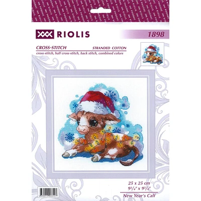 RIOLIS New Year's Calf Cross Stitch Kit