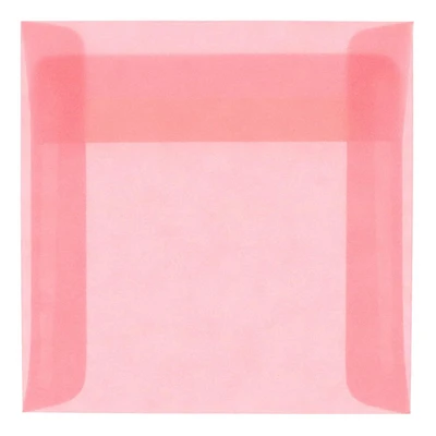 JAM Paper 8.5" x 8.5" Translucent Vellum Invitation Envelopes