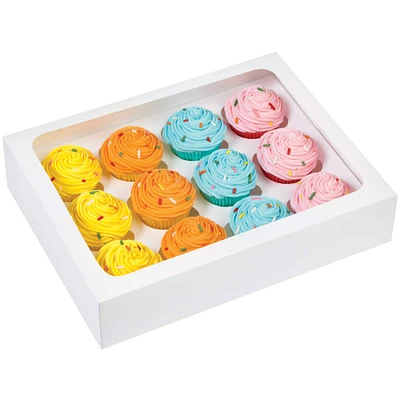 Wilton® 12 Cavity White Mini Cupcake Boxes, 3ct.