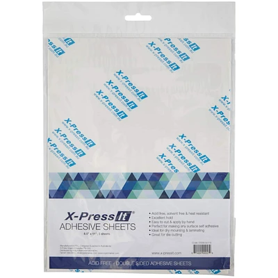 X-Press It® 8.5" x 11" Adhesive Sheets, 5ct.