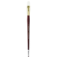 Connoisseur® Pure Synthetic Bristle Long Handle Filbert Brush