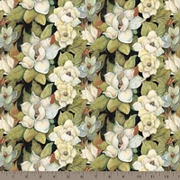 Springs Creative Iridescent Peacock Magnolia Cotton Fabric