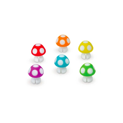 Genuine Fred® Tiny Toadstools™ Rainbow Drink Charms