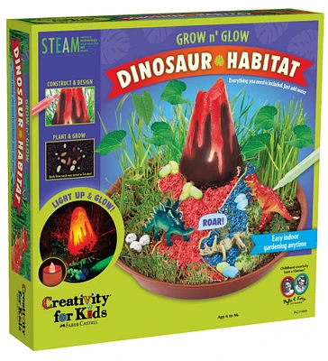 Creativity for Kids Grow N' Glow Dinosaur Habitat Kit