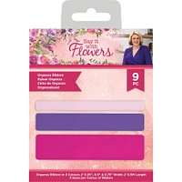 Sara Signature Say It With Flowers 3 Colors Organza Ribbon