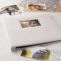 Gray Burlap Scrapbook Album by Recollections™