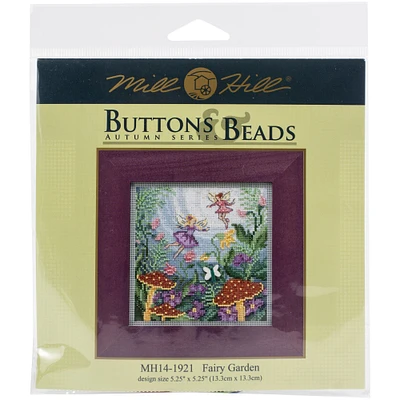 Mill Hill® Buttons & Beads Fairy Garden Counted Cross Stitch Kit