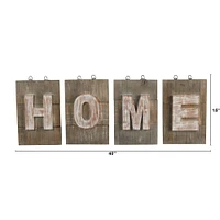 40" Rustic Farmhouse HOME Wall Art Decor