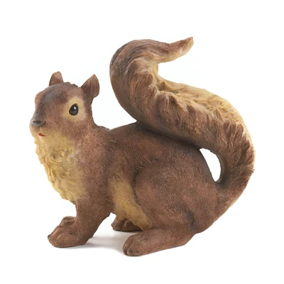 7" Curious Squirrel Garden Statue