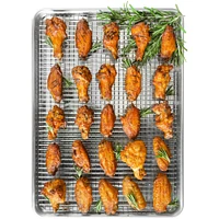 6 Pack: Fat Daddio's® ProSeries Bakeware Half Sheet Baking, Roasting & Cooling Rack