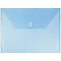 JAM Paper 9.75" x 13" Plastic Hook & Loop Closure Envelopes, 6ct.