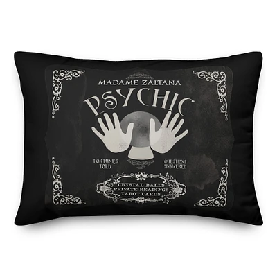 Psychic Readings 1 14" x 20" Throw Pillow