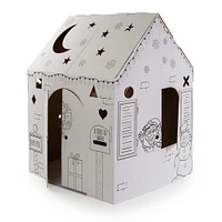 Easy Playhouse Holiday Cottage Cardboard Playhouse