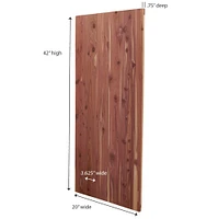 Household Essentials Cedar Fresh 42" x 20" Cedar Panels for Closet, 2ct.