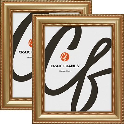 2 Pack Craig Frames Victoria Gold Picture Frame