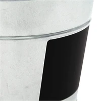 ArtSkills® Large Galvanized Metal Bucket with Chalkboard Panel, 3ct.
