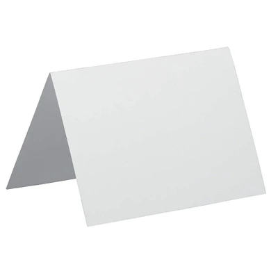 JAM Paper 3.5" x 4.875" Strathmore Bright White Wove Blank Foldover Cards