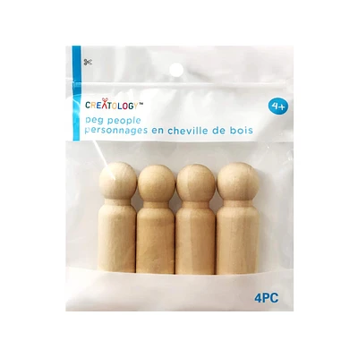 12 Packs: 4 ct. (48 total) 3" Peg People by Creatology™