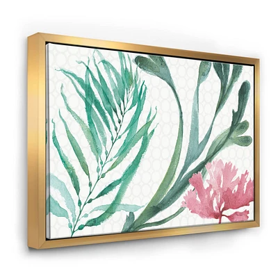 Designart - Mixed Botanical Green Leaves III