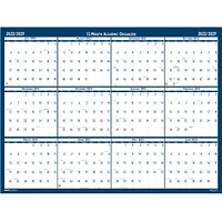 18" x 24" Laminated Reversible Academic Wall Calendar 