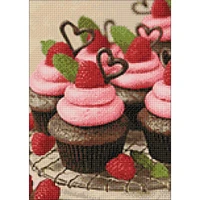 Wizardi Diamond Painting Kit Strawberry Muffin