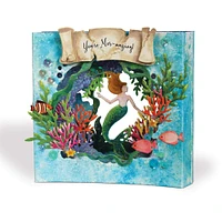 i-crafter Dies-Tunnel Card, Mermaid