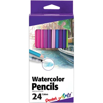 Pentel Arts® 24 Piece Watercolor Pencil Set