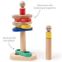 Tegu Magnetic Floating Wooden Stacker