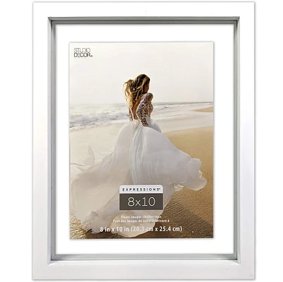 White 8" x 10" Float Frame, Expressions™ by Studio Décor®