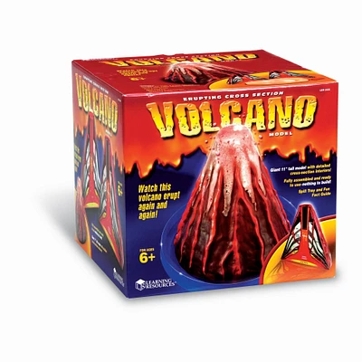 Learning Resources Erupting Cross-Section Volcano Model Kit