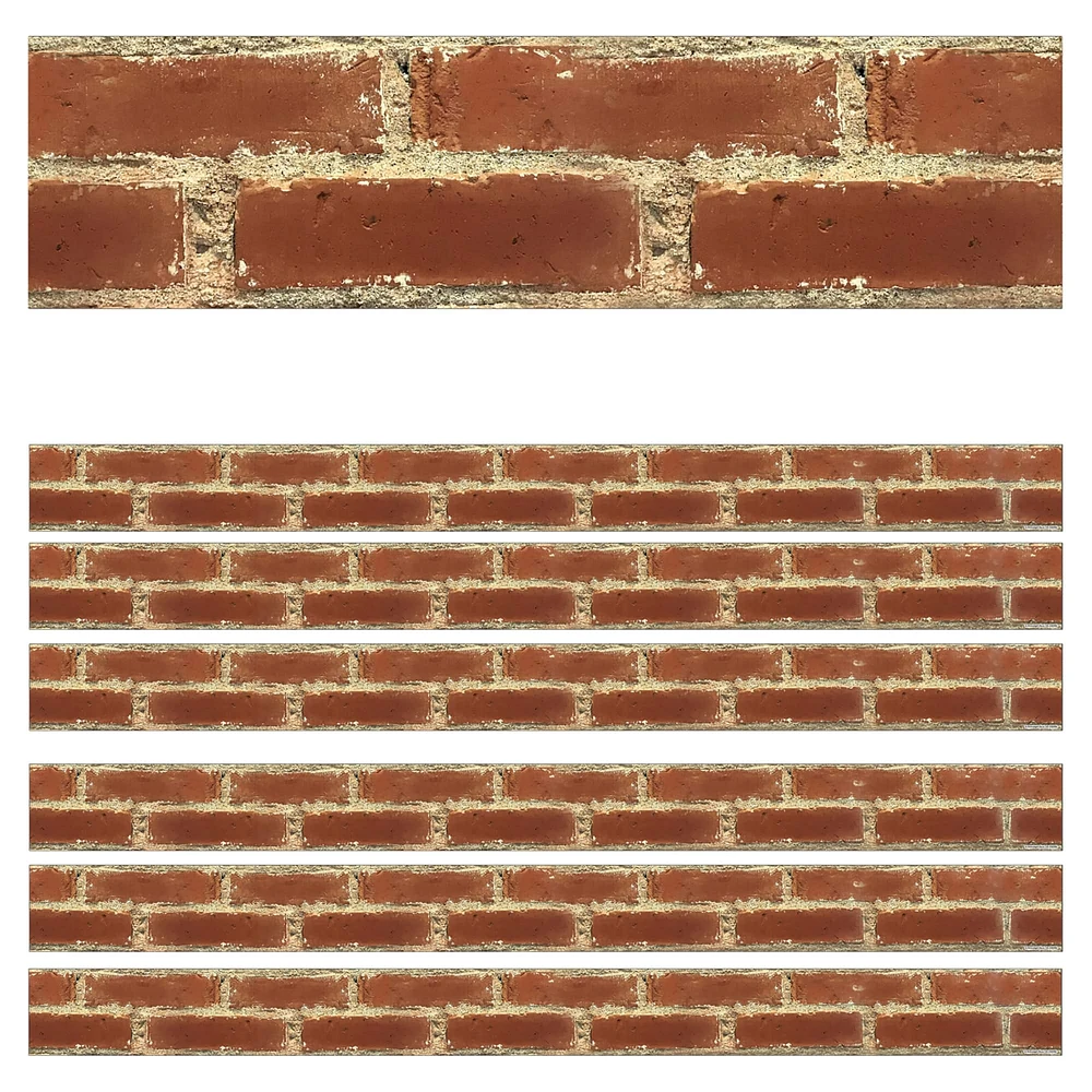 Schoolgirl Style™ Industrial Cafe Brick Border, 216ft.