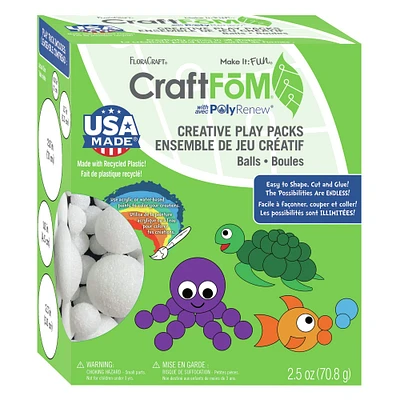 FloraCraft CraftFoM White Ball Play Pack 