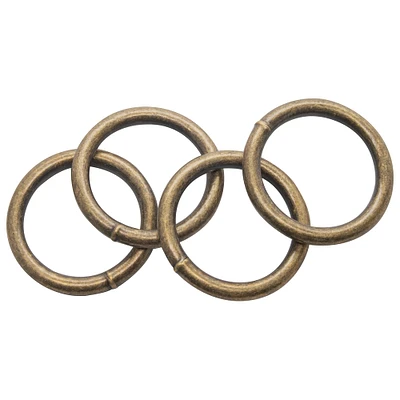 Antique Brass Round Rings by ArtMinds™