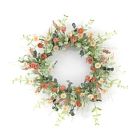 24" Mini Daisy Wreath