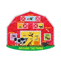 The World of Eric Carle Around the Farm 26 Pieces 2-Sided Floor Puzzle