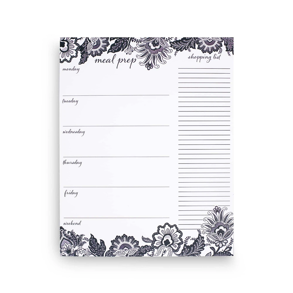 Vera Bradley® Java Navy White Meal Planner