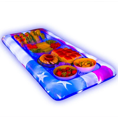 PoolCandy Illuminated Stars & Stripes LED Buffet Cooler