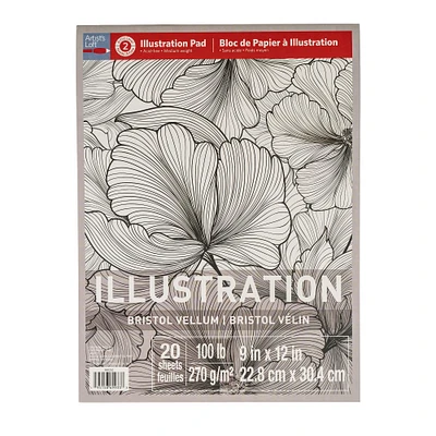 Bristol Vellum Illustration Pad by Artist's Loft™, 9" x 12"