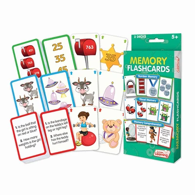 Junior Learning® Memory Flashcards Educational Set