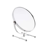 Home Details 7" Chrome 5X Magnification Dual Sided Vanity Mirror