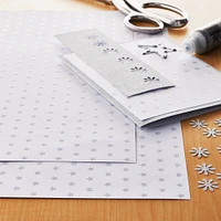 Silver Star Cardstock Paper by Recollections™, 12" x 12"