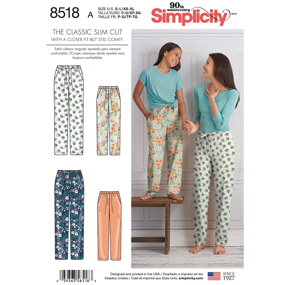 Simplicity® Pattern CS8518 (S-L/XS-XL)