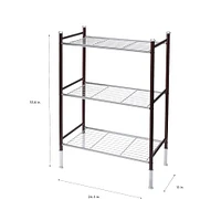 Organize It All Duplex 3 Tier Freestanding Wire Rack