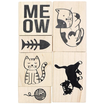 Cats Wood Stamp Set by Recollections™