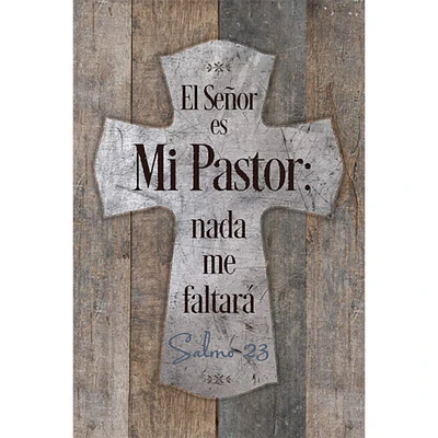 El Senor Es Mi Pastor Psalm 23: The Lord is my Shephard Plaque with Easel