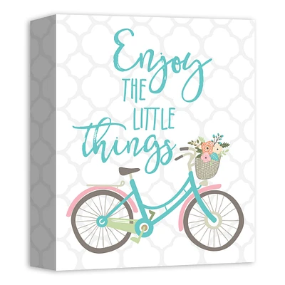 Enjoy the Little Things Canvas Wall Art